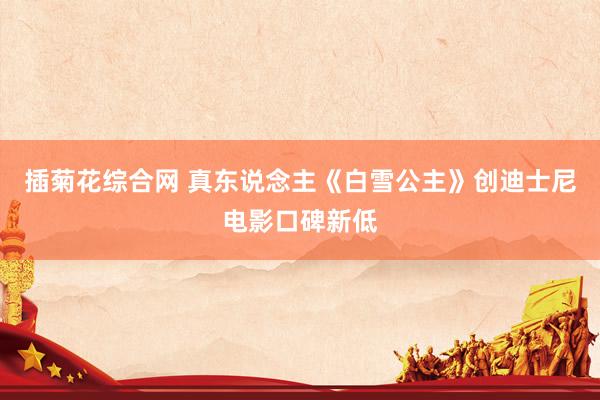 插菊花综合网 真东说念主《白雪公主》创迪士尼电影口碑新低