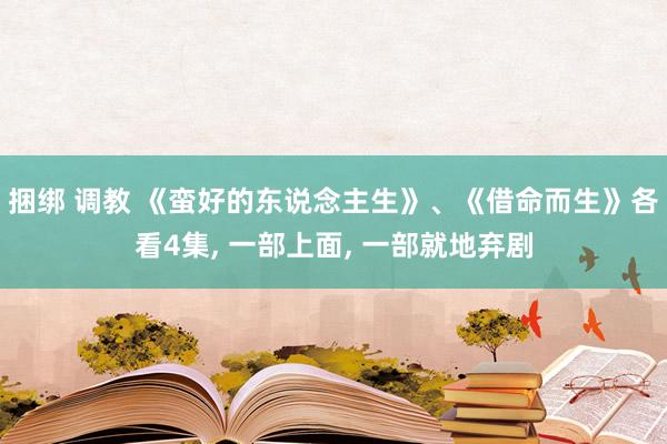 捆绑 调教 《蛮好的东说念主生》、《借命而生》各看4集, 一部上面, 一部就地弃剧